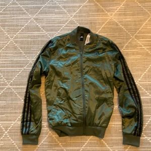 Adidas green jacket